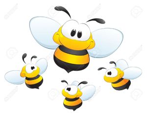 10837217-Cute-cartoon-bees-for-design-element-Stock-Vector-bee
